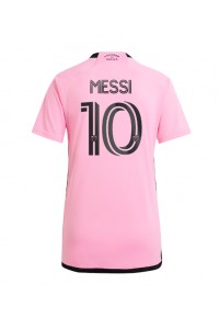 Inter Miami Lionel Messi #10 Fotballdrakt Hjemme Klær Dame 2024-25 Korte ermer